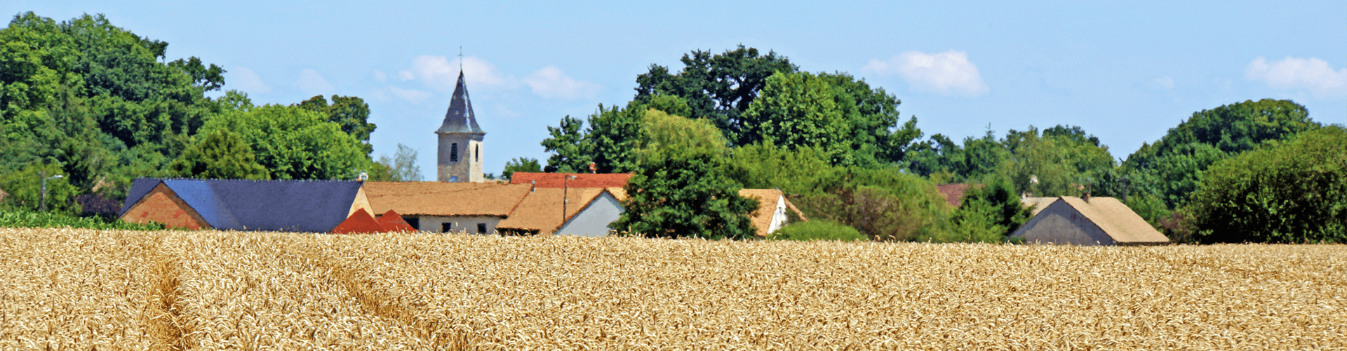 Dorpje in Bourgogne, Frankrijk