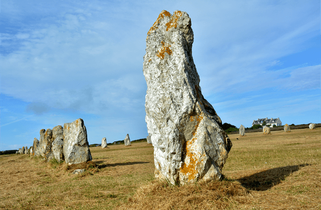 Bezienswaardigheden in Bretagne: Menhirs Camaret sur mer