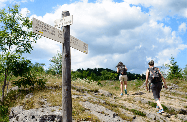 Wandelen in de Jura: de wandelroute Pic de l'Aigle