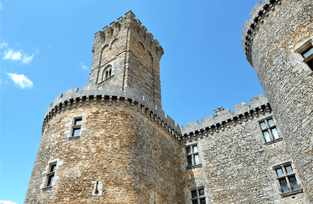 Bezienswaardigheden Haute-Vienne: kasteel van Montbrun