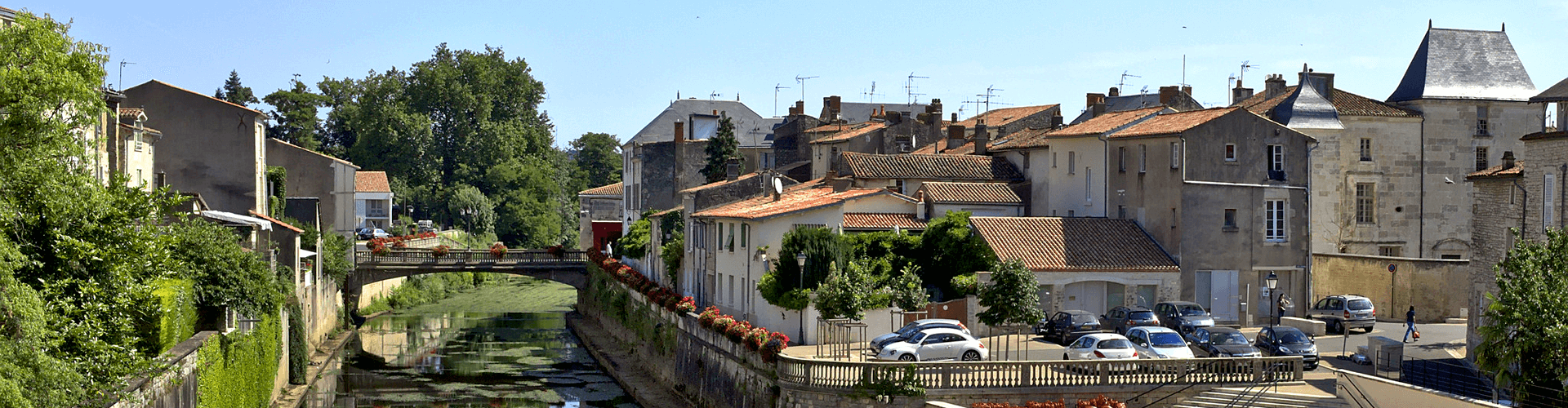 Fontenay le Comte in Pays-de-la-Loire, Frankrijk